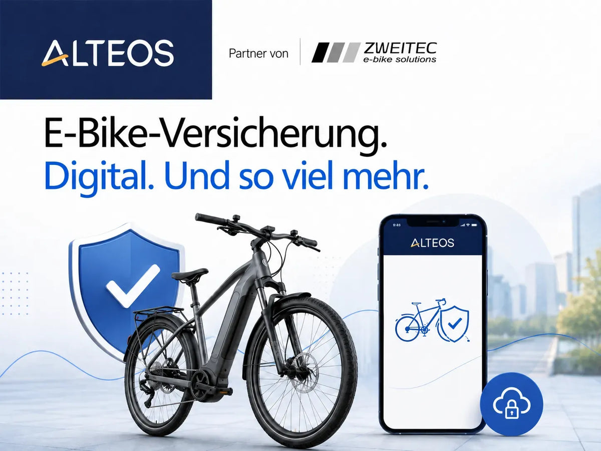 E-Bike Versicherung – ZWEITEC Kooperationspartner von Alteos
