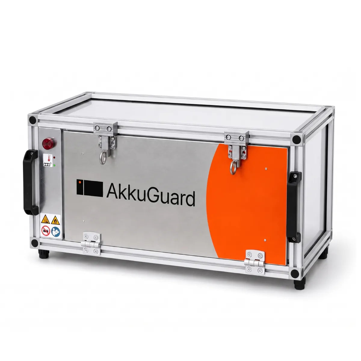 AkkuGuard E-Bike Akku Sicherheitsbox mit 3-stufigem Warnsystem